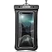 Produktbild Orville wasserdichte Handyhülle, 1PC Wasserfeste Handyhülle mit Trageschlaufe für iPhone X/XS / 8/7 / 6s / 6 Plus, Moto G6 bis 6", Fit für Schwimmen, Angeln, Surfen (Black)