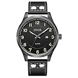 XHLLX Männer Stereoskopisch Quartz Uhr Bewegung Kreativ Persönlichkeit Anwendbar Geschäft Büro Das Einkaufszentrum Schule,Black