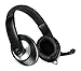 Produktbild Speedlink Stereo Kopfhörer mit Mikrofon - THEBE CS Stereo Headset 3,5mm (hoher Tragekomfort dank besonders weicher Ohrmuscheln - Ausgewogener Multimedia-Klang - Gepolsterte, luftig aufliegende Ohrmuscheln) für PC / Computer Kabellänge 2m schwarz (Zertifiziert und Generalüberholt)