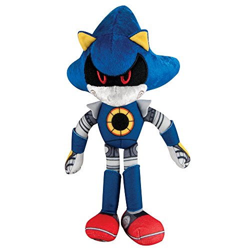 Sonic the Hedgehog - Muñeco de peluche de 20,32 cm con sonido de Metal «Estampido supersónico»