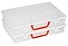 Produktbild 2 Stück XL Sortimentskasten Organizer mit 11 Einteilern und großem Stauraum von Kreher, Maße 34,5 x 24 x 6 cm