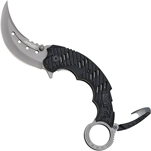 Preisvergleich Produktbild Haller 84736 Karambit Taschenmesser Messer, Schwarz