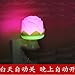 Produktbild Led-lichtsteuerung Kinder-nachtlampe Zeichentrickschraube Kreative Rosenlampe Steckdose Am Bett Der Induktions-einspeisung Lampe 1w Lichtsteuerung Rose (rot)