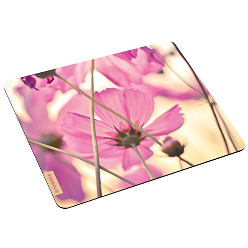 Wandkings Mousepad / Mauspad mit Motiv "Schöne lila Blumen" - ideales Geschenk zum Geburtstag, Weihnachten u.v.m.