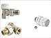 Produktbild Heizkörper Ventil Set ECK Thermostatkopf Rücklaufverschraubung 1/2" DN 15