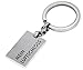 Produktbild Schlüsselanhänger Edelstahl mit Ihrer Gravur Oberfläche mattiert