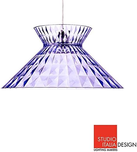 Sugegasa LED Suspension Ceiling Lamp Clear Clear Azure Studio Italia Design
