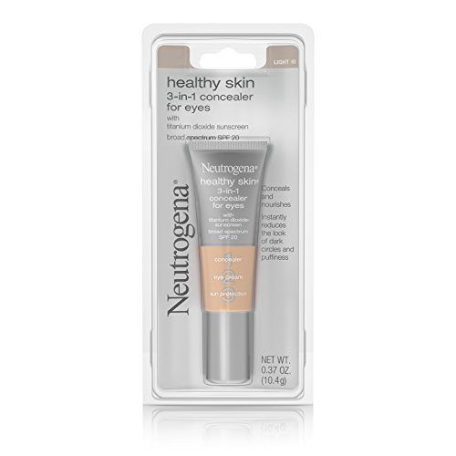 Neutrogena 3-in-1 Concealer For Eyes, SPF 20, Light 10, 0.37 Ounce RS.1190 (50.00% Off) - Amazon