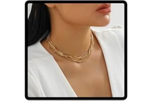 Clataly Chunky Sphere Pendant Necklace Exaggerated Multi-layer Statement Necklace Bracelets Thick Chains Jewelry for Women Girls