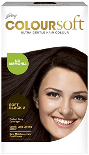 Godrej Coloursoft Creme Hair Colour, Soft Black 80ml + 24g