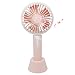 Produktbild HOMCA Mini Aromatherapie-Fan,Persönlicher Tragbarer Handventilator-Sockel-Ventilator mit USB-Wieder Aufladbare Batteriebetriebene Elektrische Ventilator für Das Büroraum-im Freienreisen (Rosa)