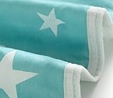 Happy Cherry Baby Unterlage Wickelunterlage Baumwolle Wasserdichte Matte Urin Pad Abdeckung Waschbar Wickelauflage 60 x 75 cm – Sterne - 4