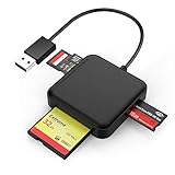 Transmisión de datos veloz: Incorpora una interfaz USB 3.0 que permite a este lector de tarjetas una transmisión de datos de hasta 5Gbps, casi 10 veces más rápido que los USB 2.0; Retrocompatible con USB 2.0 / 1.1. ideal para transferir imágenes de alta resolución y grabaciones de video