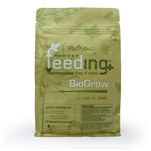 Aditivo Mineral en Polvo Green House Powder Feeding BioGrow (500g)