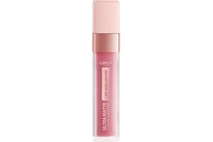 L'OREAL PARIS_LIP MAKE UP L'Oréal Paris Infaillible Les Macarons Pomadka do ust w płynie pięknie podkreśla usta i uzupełnia makijaż, 818 Dose of Rose, 7,5 ml