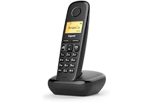Gigaset A270 - Cordless DECT Telephone - Illuminated Graphic Display - Hands-free Handset and Key - Easy to Operate Keypad, Black [UK Version]