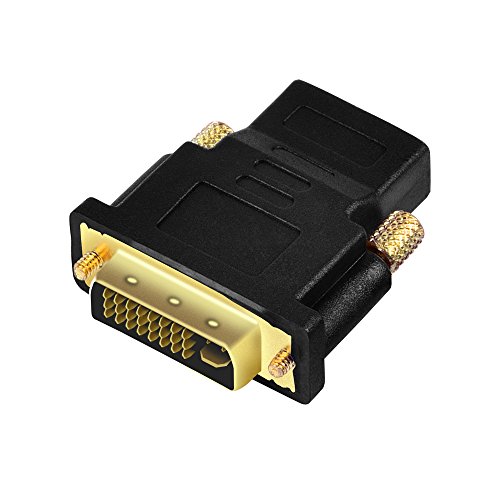 V.TOP HDMI auf DVI F/M Adapter (DVI zu HDMI, 1080p, Schwarz) - 2