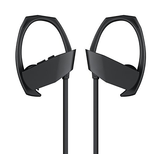 Shaveh Auriculares inalámbricos, HD estéreo a Prueba de Sudor en los Auriculares de la Oreja para el Entrenamiento de Gimnasio Funcionamiento de cancelación de Ruido