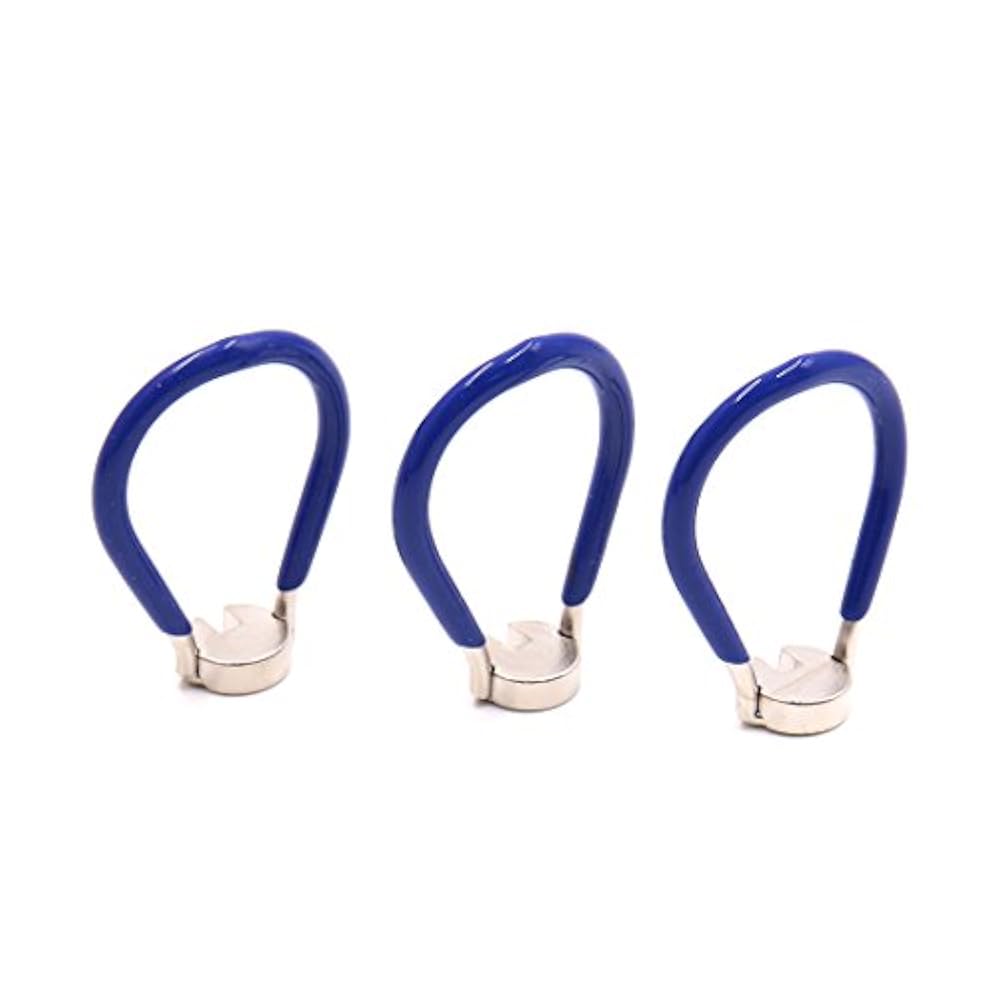 sourcingmap 3Pcs Blau Fahrrad Radfahren Speichenschlüssel Reparaturwerkzeug für 3, 5mm Nippel