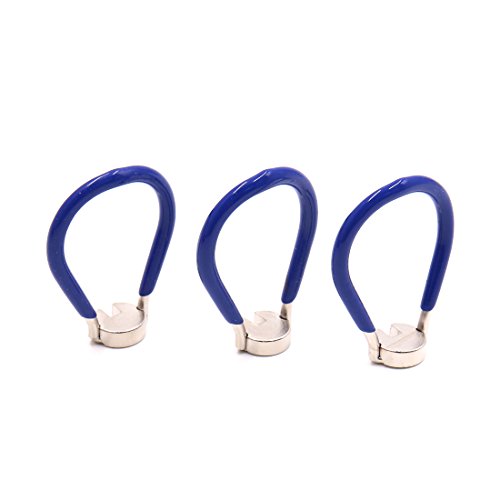 sourcingmap 3Pcs Blau Fahrrad Radfahren Speichenschlüssel Reparaturwerkzeug für 3, 5mm Nippel