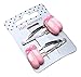 Set of 2 Pink Ballet Shoes Hair Sleepies/Slides