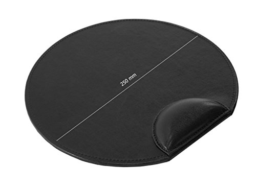 Osco BKPUMPAD1 Mousepad aus Kunstleder, schwarz - 4