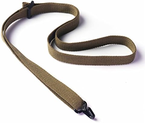 Solid Color Cotton Ukulele Strap, Adjustable Neck Sling for Ukulele with Sound Hole Hook - Army Green