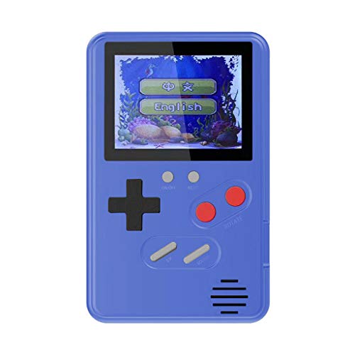 Preisvergleich Produktbild Muium Neueste!!! Überraschungsgeschenk für Kinder Freund, Spielmaschine Retro Mini retro portabel unterwegs retro switch Handheld Mini Game Console 168 Video Games Maschinen für Kinder (Blau)