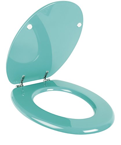 WC-Sitz Venezia calypso | Toilettendeckel | WC-Brille aus Holz | Mit Active-Clean-Beschichtung | Klobrille mit Metall-Scharnier | Klodeckel - 5