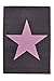 Lorena Canals Wool Rug Star (Dark Grey/Pink)