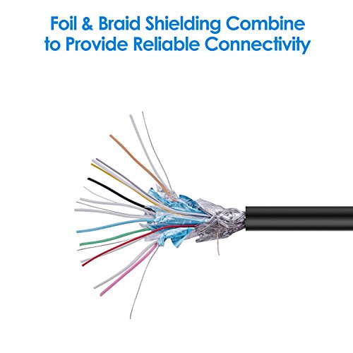 DP Verlängerungskabel, Rankie 1.8m Displayport Stecker auf Buchse Verlängerungskabel (Schwarz) – R1332 - 4