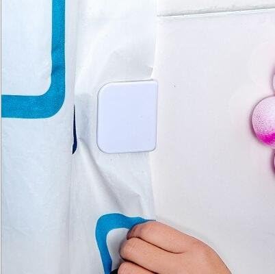 Xpres 2pcs Anti Splash Spill Shower Curtain Clips Stop Water Leaking Guard Bath