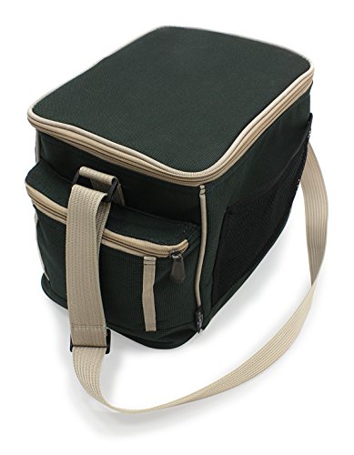 The Greenfield Collection CB001H Luxus Federleichte Kühltasche 15 L, forest grün - 5