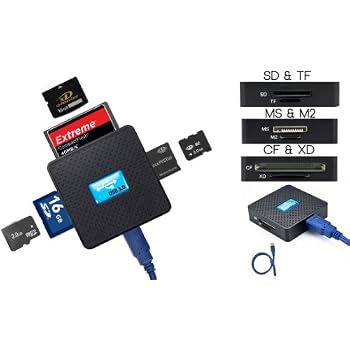 Lecteur De Cartes XD USB 2.0 - Compatible Sony, Fuji, Olympus - Transfert Jusqu'à 480 Mo/s