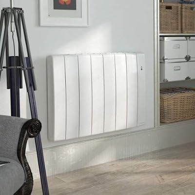 THERMOR Radiateur électrique Thermor Radiateur à inertie fluide connecté Thermor Bilbao 3 horizontal 750 W - Blanc