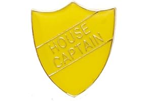 KINDPACK House Captain Shield Badge Yellow SB015Y