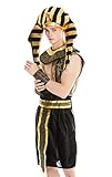 marca: dressmeup dressmeup Dress ME UP - M-0028-M/L Disfraz Hombre Carnaval Halloween Ramsés Egipcio faraón Talla M/L