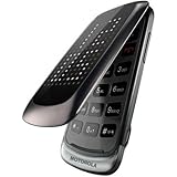 Motorola Gleam+ Klapphandy (6,1 cm (2,4 Zoll) TFT-Display, 2 Megapixel Kamera, USB 2.0) dunkel silber