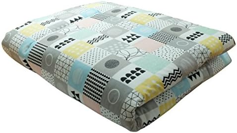 Ideenreich 2390 Crawling Blanket King Playpen Mattress, 120 x 120 cm Multi-Coloured