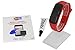 Produktbild Atlanta Fitness Tracker mit Herzfrequenz GPS Pulsmesser Blutdruck Sauerstoff Smartwatch Armband Uhr Rot 9700 inkl. Polywatch Polierpaste und Display Cleaner