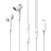 KODAK iPhone/iPad i&ccedil;in dahili mikrofonlu 210+ kulak i&ccedil;i kulaklık, Lightning bağlantısı, entegre kontroller, y&uuml;ksek kaliteli s