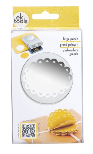 EK Success punch-scalloped Rahmen oval groß, 5,7 cm x 4,4 ° cm - 2