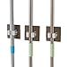 Produktbild Besenhalter Selbstklebend Besen Mop Halter Edelstahl Besenhalterung Wand Besen Mop Halter Ohne Bohren WC Wand Aufhängen Mop Ordner Wand Montiert Wischmopp Für Küche Badezimmer Garten Multifunktionen