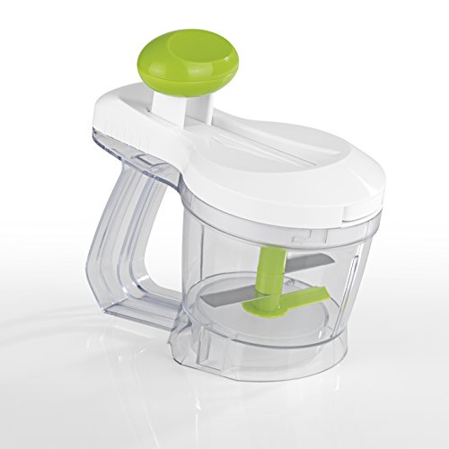Gemüseschneider – handbetriebener Gemüse Häcksler ( Obst & Gemüse, Multi-Zerkleinerer, Universal-Zerkleinerer ) - 2