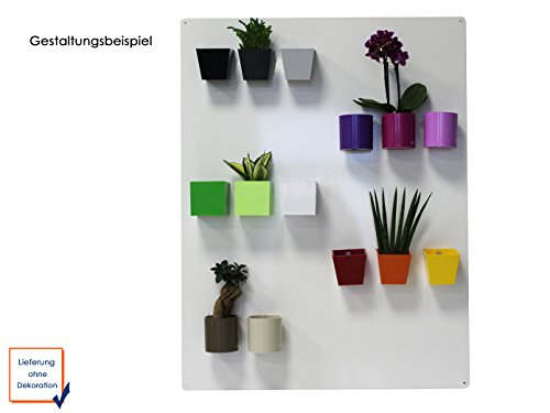 Magnetischer Topf für Wandaufbewahrung – Wanddeko, Form Würfel, Farbe grün, Ø 6 cm, KalaMitica 50005-602-001 - 4