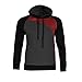 Produktbild Internet Herren Warme Winter Hoodie Kapuzen-Sweatshirt Jacke (XXL, rot)