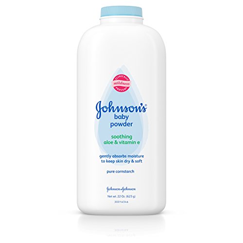 Johnsons Baby Powder with Aloe & Vitamin E Pure Cornstarch, #3059 - 22 Oz