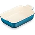 Le Creuset Heritage Rectangular Dish, Stoneware, 26 cm, 2.4 litres, Deep Teal, 71102266420001