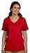 Produktbild T-Shirt in Cotone Con scollo a V ComfortSoft Donna, Rosso PROFONDO, X-Large (confezione da 3)