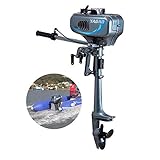 Sistema Motor fueraborda para barco, 3.5HP Motor fuera de borda de 2 tiempo (3.5HP, 2-stroke)